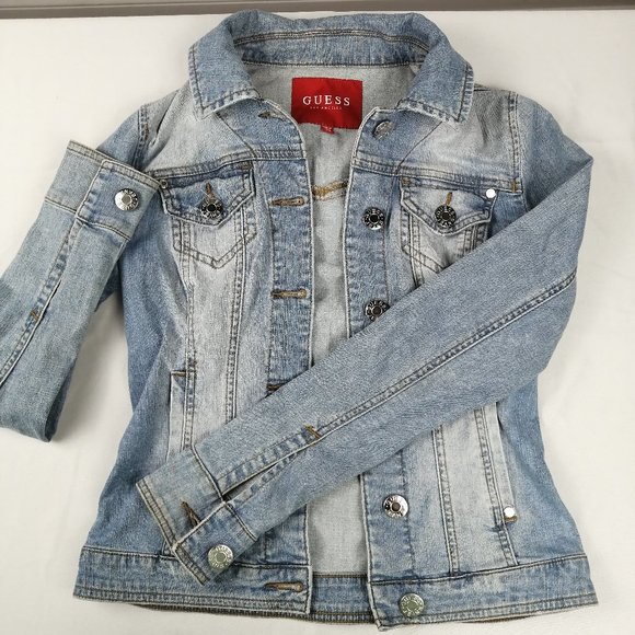 Jeans Jackets Guess Light Blue - Picture 2 of 9